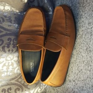 Alfani memory foam drivers brown loafers 9.5m